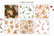 Watercolor Christmas Sweets Clipart, a Food Illustration by SvetaArtStore (Thumbnail 8 of 9)