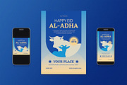Eid Al Adha Flyer Set, a Flyer Template by Aiyari Graphic (Thumbnail 1 of 3)