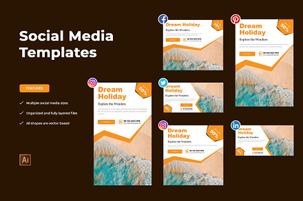Social Media Templates Pack