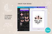 Magic Moon Butterflies Clipart Set, an Object Graphic by Alena Koval (Thumbnail 8 of 15)