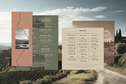 Restaurant Food Menu Template Design, a Print Template by BigWeek