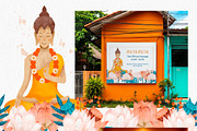 Buddha watercolor clip art, an Illustration by ARTerria (Thumbnail 14 of 15)