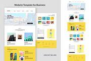 Website Template Design Bundle, a Landing Page Template by Glowin_studio (Thumbnail 2 of 5)