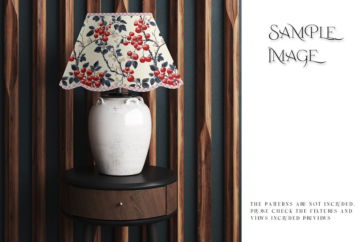 Scalloped Lampshade Mockups, a Product Mockup by mock-ups (Photo 7 of 17)
