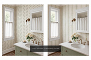 Small Bathroom Wallpaper Mockup, a Household Mockup by LinnestCreative (Thumbnail 4 of 7)