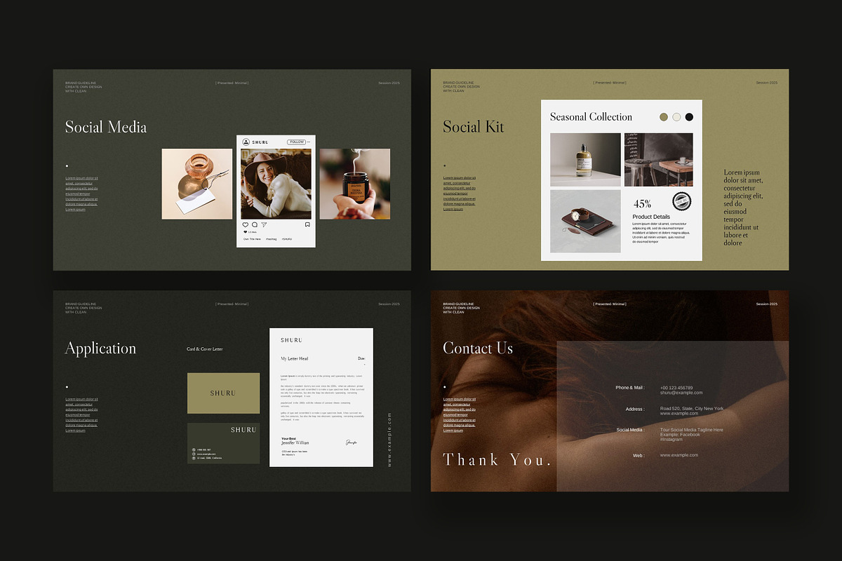 Brand Guideline Template, a Presentation Template by slidestock55 (Photo 16 of 17)