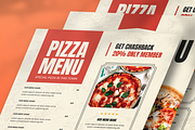 Pizza Restaurant Menu, a Print Template by SquidPixey (Thumbnail 3 of 6)