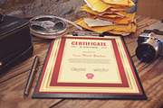 Certificate Word | PSD | AI, a Templates & Theme by Curve Design (Thumbnail 2 of 3)