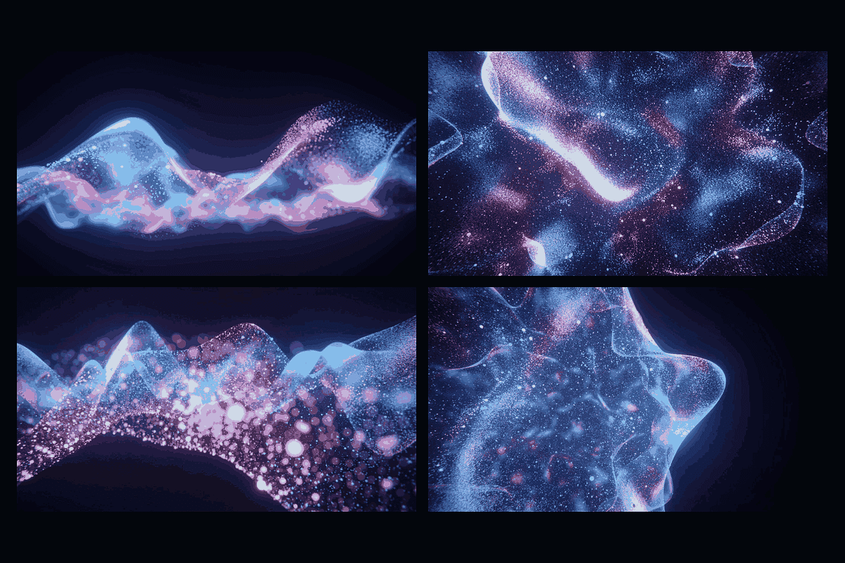Particle Waves - 9 4K Loops, a Background Graphic by Photocreo Michal Bednarek (Photo 5 of 6)