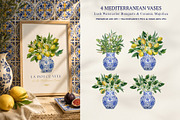 Amalfi Lemon Mediterranean Clipart, a Decorative Illustration by SunnJaneArt (Thumbnail 4 of 17)
