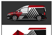 Dynamic Cracked Car Design, a Decorative Illustration by CarWrap design (Thumbnail 1 of 4)