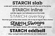 STARCH font family, a Slab Serif Font by Missy Meyer (Thumbnail 11 of 11)