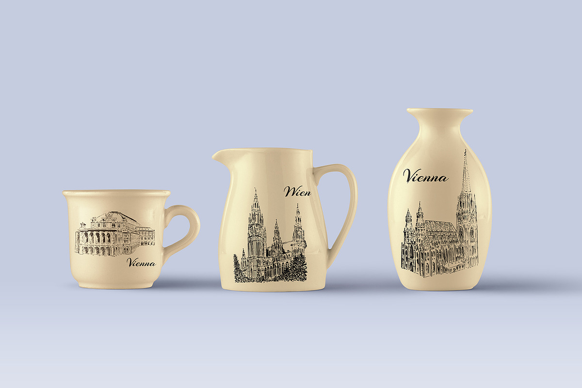 Set of Vienna sketches, an Illustration by Everilda (Photo 4 of 5)