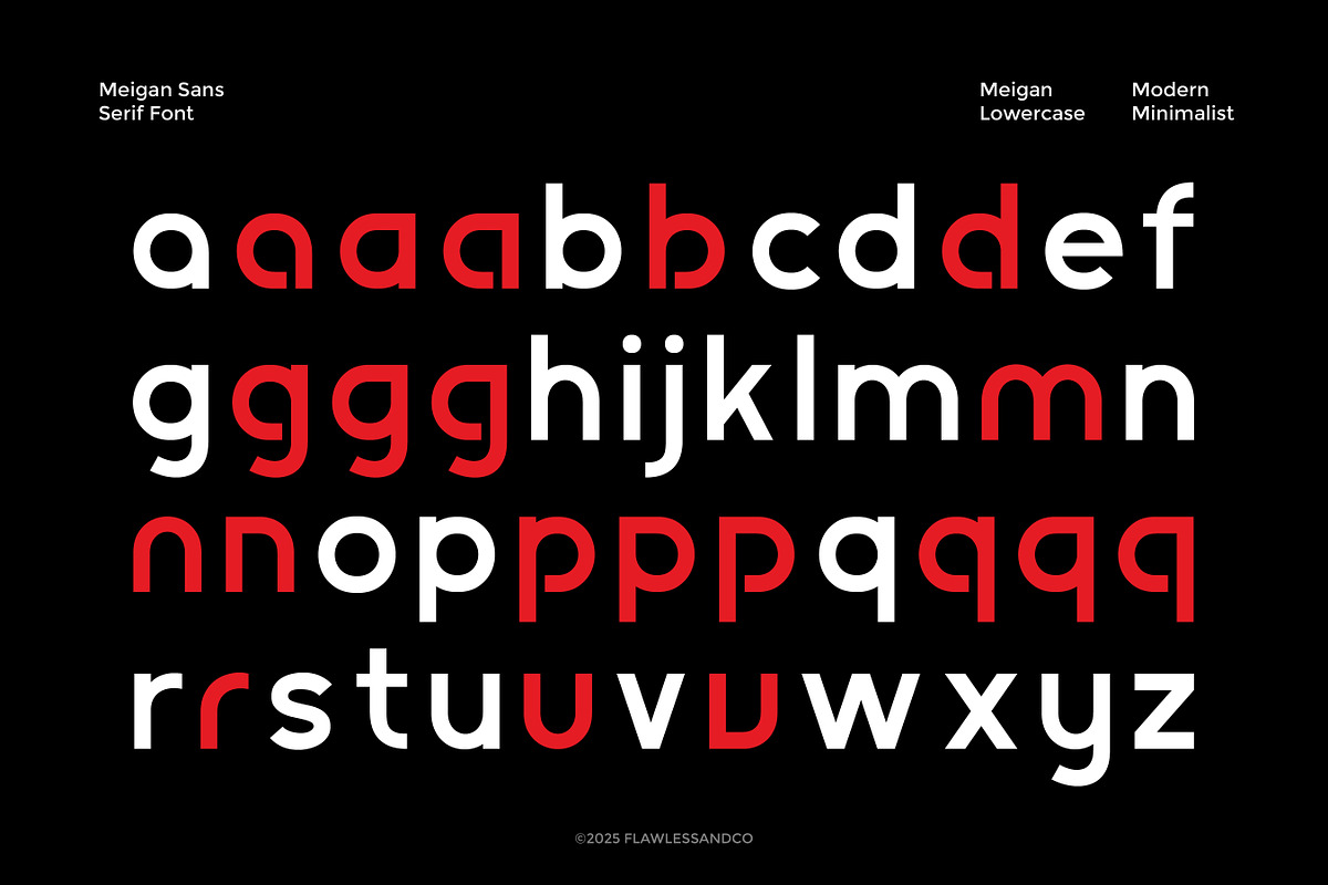 Meigan - Modern Corporate Sans Font, a Sans Serif Font by Flawless And Co (Photo 7 of 10)