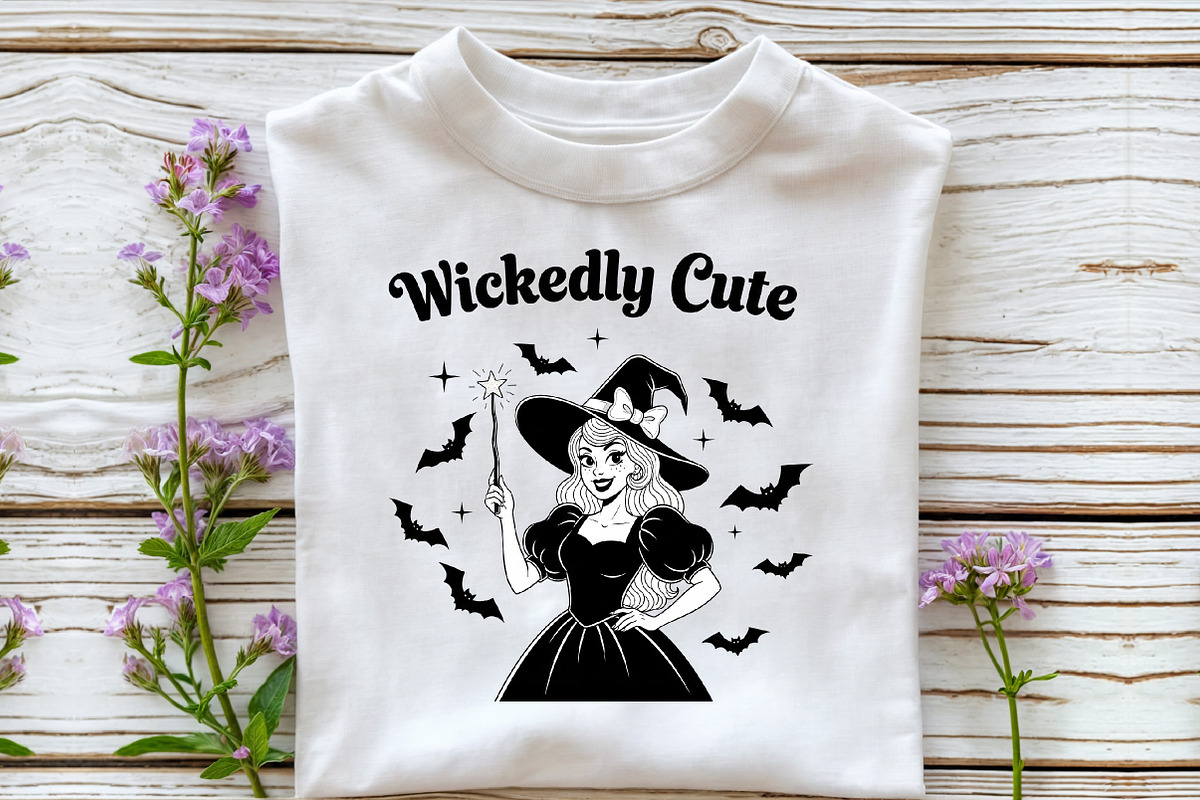 Halloween Vintage Witch Wickedly Cut, an Illustration by DreamCafeArt (Photo 4 of 7)
