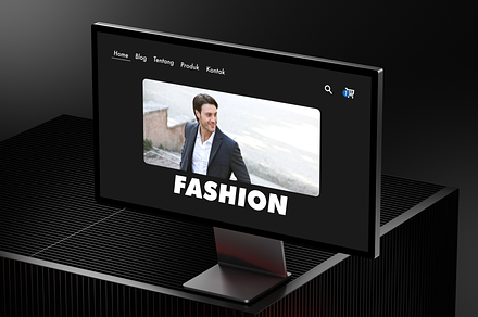 Website Template, Fashion Style