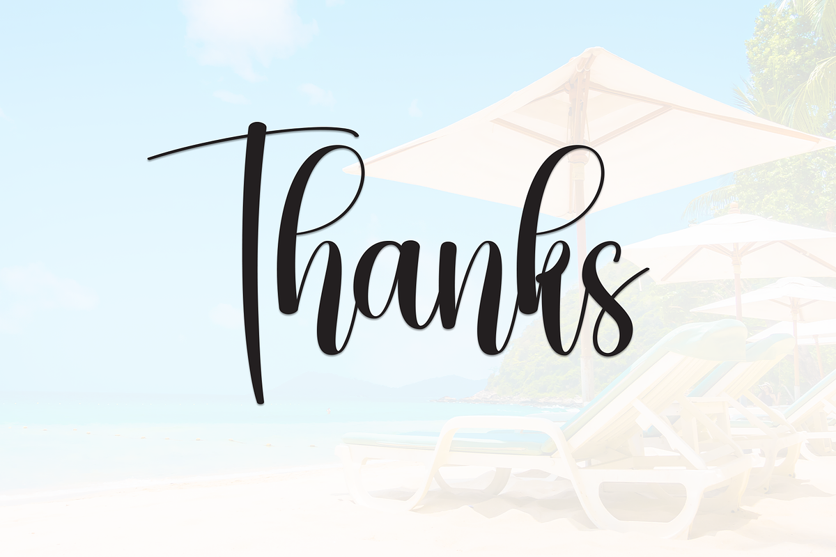 Vacation | Script Font, a Handwritten Font by Scratchones (Photo 9 of 9)