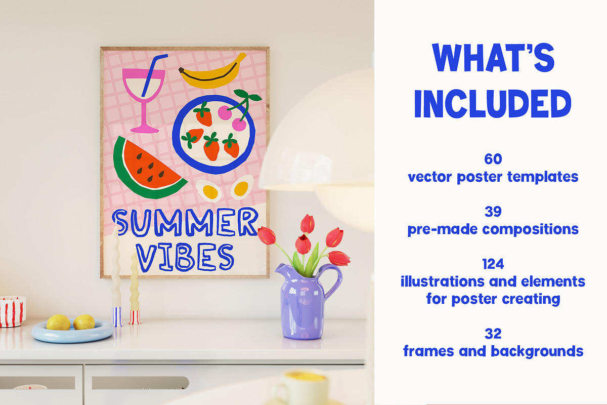 Dopamine Summer Poster Creator, an Object Graphic by ArtFM (Photo 2 of 17)