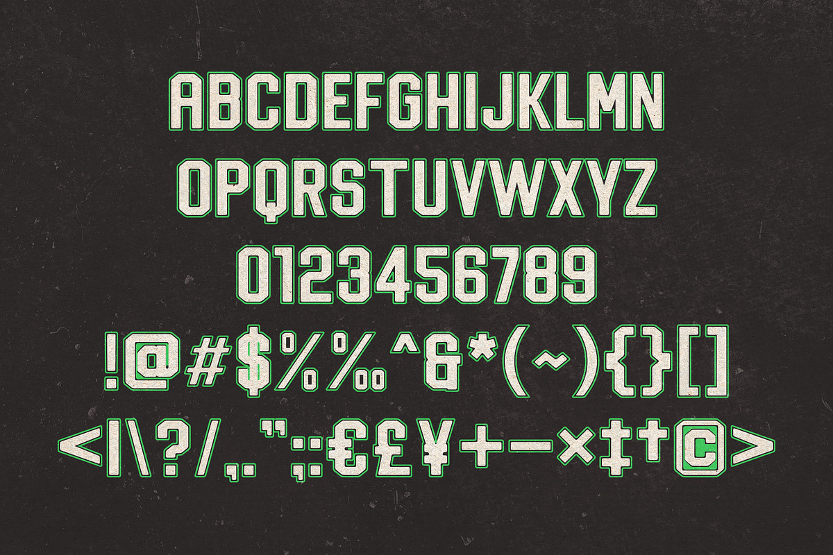 Sportage | retro sporty font, a Sans Serif Font by Almeera Std (Photo 2 of 7)