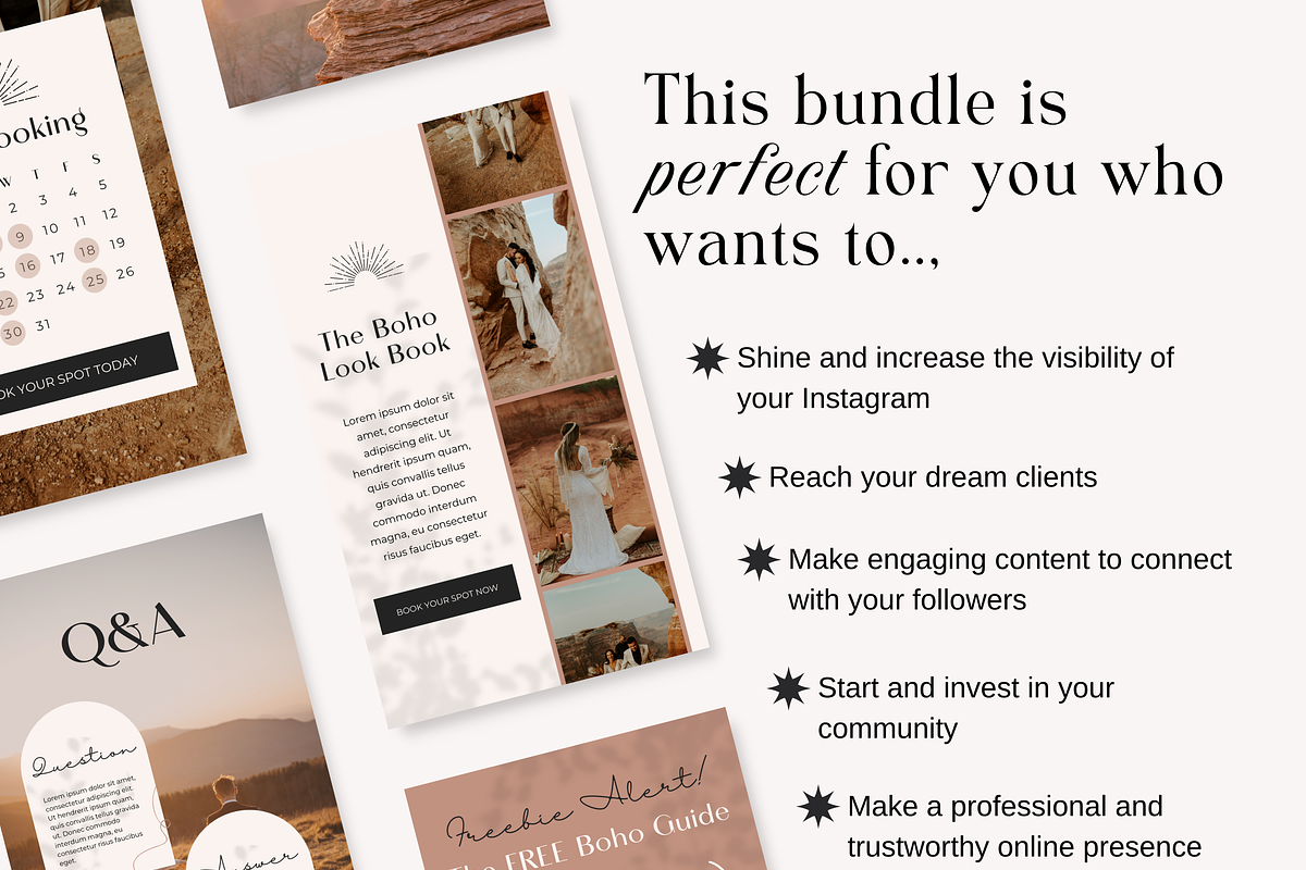 Instagram Story Templates Boho Canva, a Social Media Template by HerstedHertz (Photo 7 of 7)