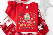 Happy New Year 2026 PNG, Disco Ball, an Illustration by Designking (Thumbnail 2 of 6)