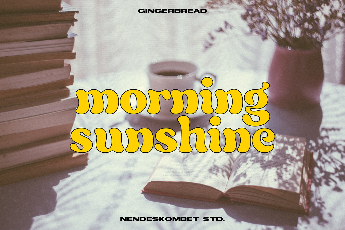 GingerBread - A Display Typeface, a Sans Serif Font by NendesKombet Studio (Photo 7 of 12)