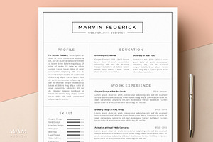 Professional Resume CV Template