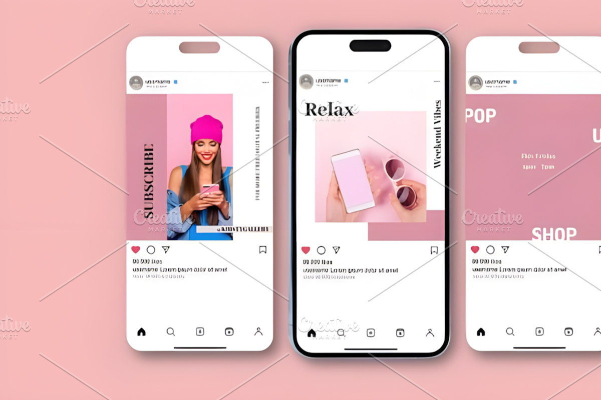 Instagram Templates - MRR PLR, a Social Media Template by Ink Gallery (Photo 3 of 5)