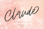 30% OFF | Claude Handwritten Font, a Script Font by Megi Satyo Widodo (Thumbnail 1 of 9)