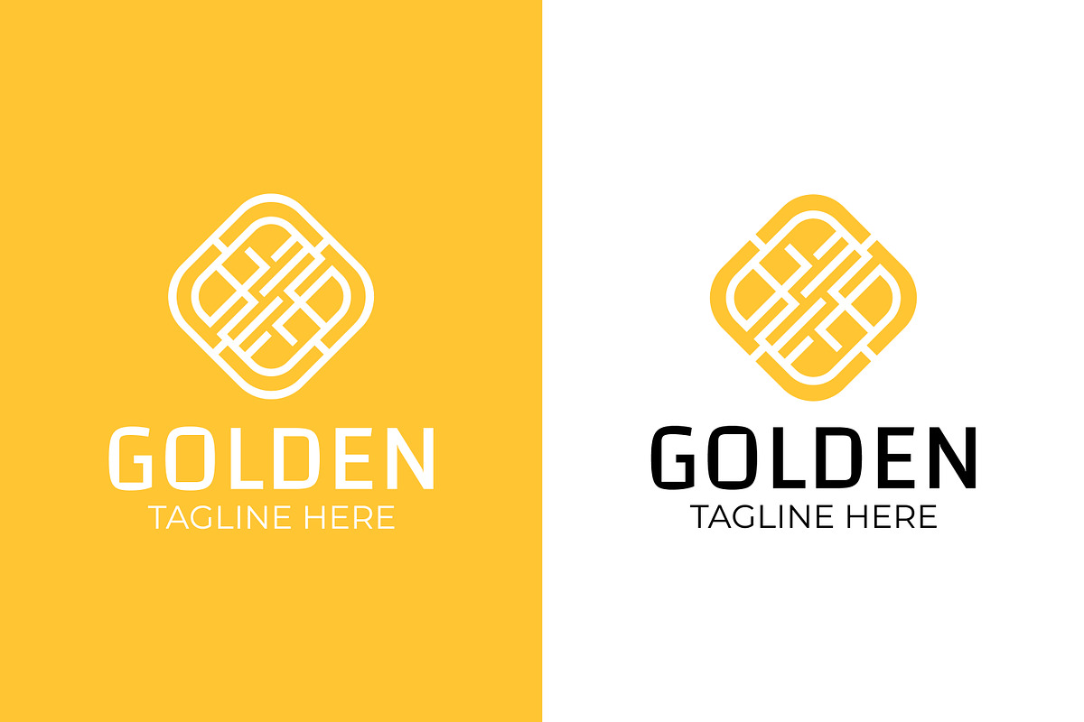 Golden Contact Electronic Chip Logo, a Branding & Logo Template by Signatoro (Photo 1 of 3)
