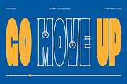 Pistacho - Bold Super Condensed Font, a Sans Serif Font by Typia Nesia (Thumbnail 2 of 11)