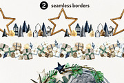 Nordic Christmas Clipart, a Seasonal Illustration by TanyaOak (Thumbnail 7 of 8)