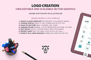 Premium set of 100 Logos #1, a Branding & Logo Template by Graphic Ghost (Thumbnail 2 of 8)