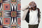 Colorful African Geometric Pattern, a Pattern Graphic by PPEthnicDecorPattern (Thumbnail 3 of 9)