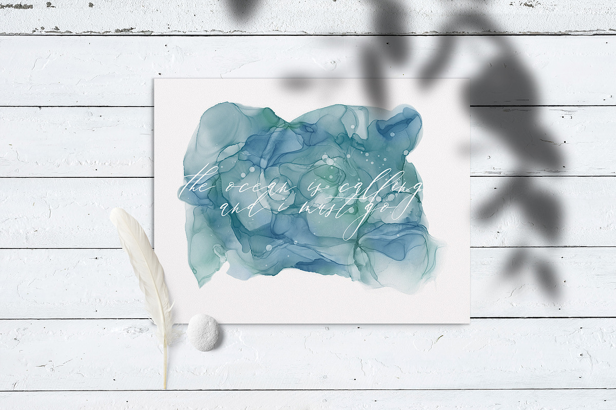 Inky Ethereal Procreate Stamps, a Brush Add-On by AJ Brushes (Photo 3 of 7)