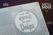 Anodized Metal Badge & Logo Mockup, a Product Mockup by LuisFaus (Thumbnail 1 of 2)