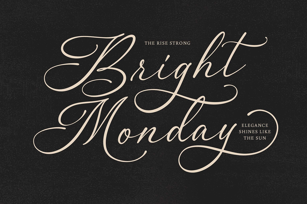 Rindeya a Clean Romantic Script Font, a Script Font by Blankids Studio (Photo 5 of 9)