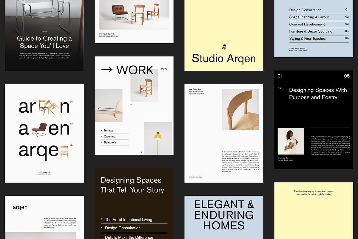 Arqen | Instagram Template Kit preview 3