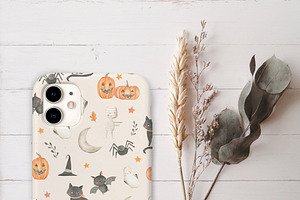 Halloween Seamless Pattern