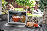 10 Mockups MacBook (pics+PSD), an iPhone Mockup by tydla (Thumbnail 7 of 12)