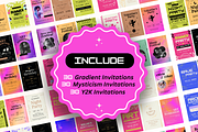 90 Events Invitations, a Social Media Template by TemplateCastleStore (Thumbnail 5 of 10)