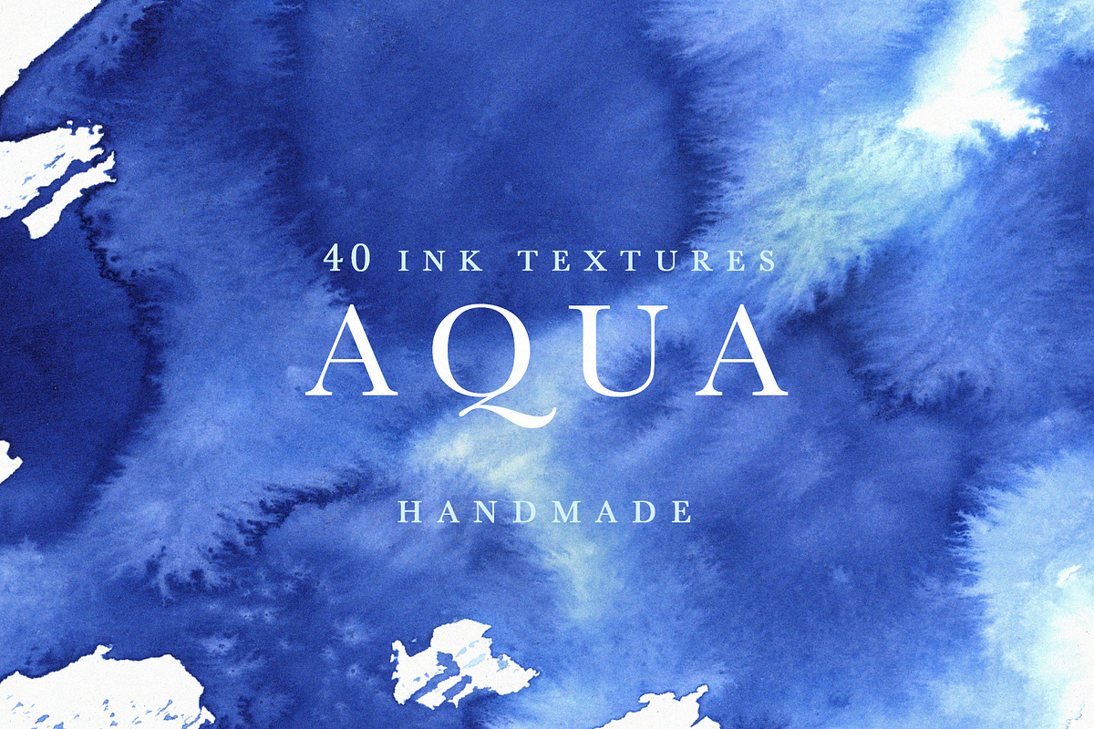 Aqua Ink Textures, a Texture Graphic by Tidemuse (Photo 1 of 4)