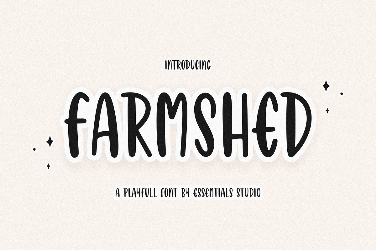 FARMSHED, a Font by Essentials Studio (Photo 1 of 9)