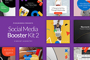 Social Media Booster Kit 2, a Social Media Template by pixelbuddha.net (Thumbnail 1 of 8)