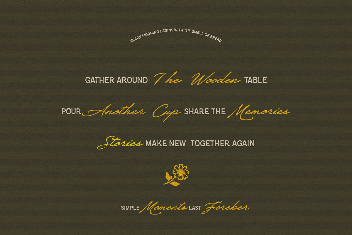 Manowe - Hand Drawn Display Font, a Handwritten Font by Nollev (Photo 4 of 11)