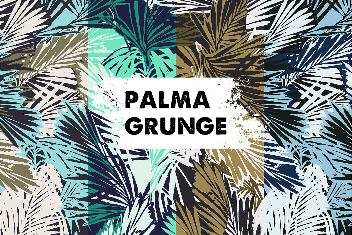 Palm Abstract Print Patterns, a Pattern Graphic by ASTUDIO (Photo 1 of 9)