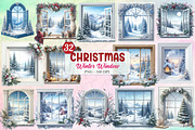 Christmas Winter View Window Frames, a Graphic by designcity5 (Thumbnail 1 of 5)