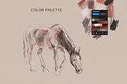 Charcoal Procreate Brushes & Paper, a Brushes & More by Pencil Twist (Thumbnail 3 of 6)