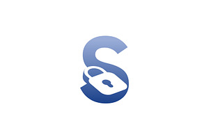 modern initial letter S padlock logo, a Branding & Logo Template by Rasagama Studio