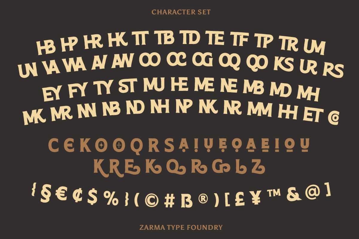 Anerome - Vintage Display Font, a Serif Font by Zarma Type (Photo 7 of 12)